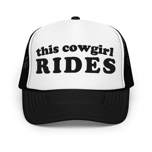 THIS COWGIRL RIDES hat
