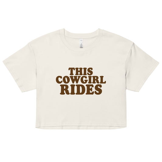 THIS COWGIRL RIDES babytee