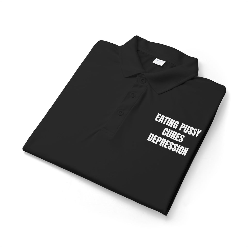 Eating Pussy Cures Depression Golf Shirt
