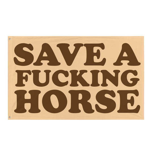 NEW SAVE A HORSE Flag