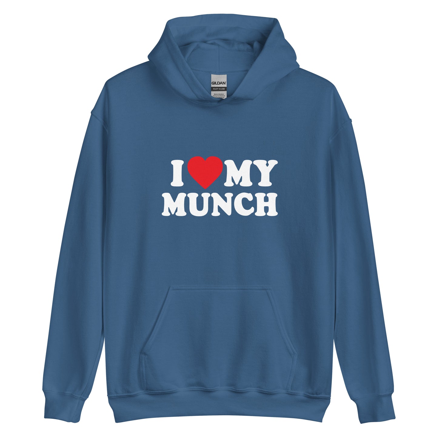 I <3 MY MUNCH hoodie v-day