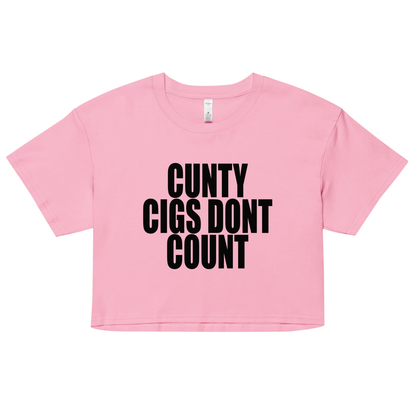 CUNTY CIGS DONT COUNT babytee