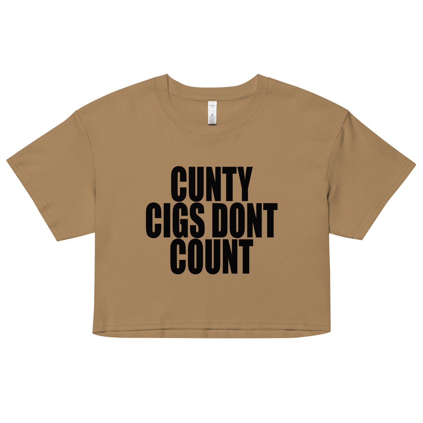 CUNTY CIGS DONT COUNT babytee