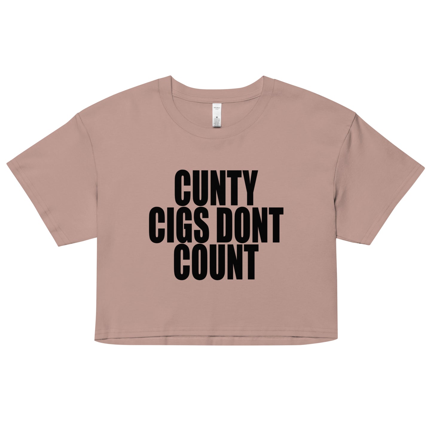 CUNTY CIGS DONT COUNT babytee