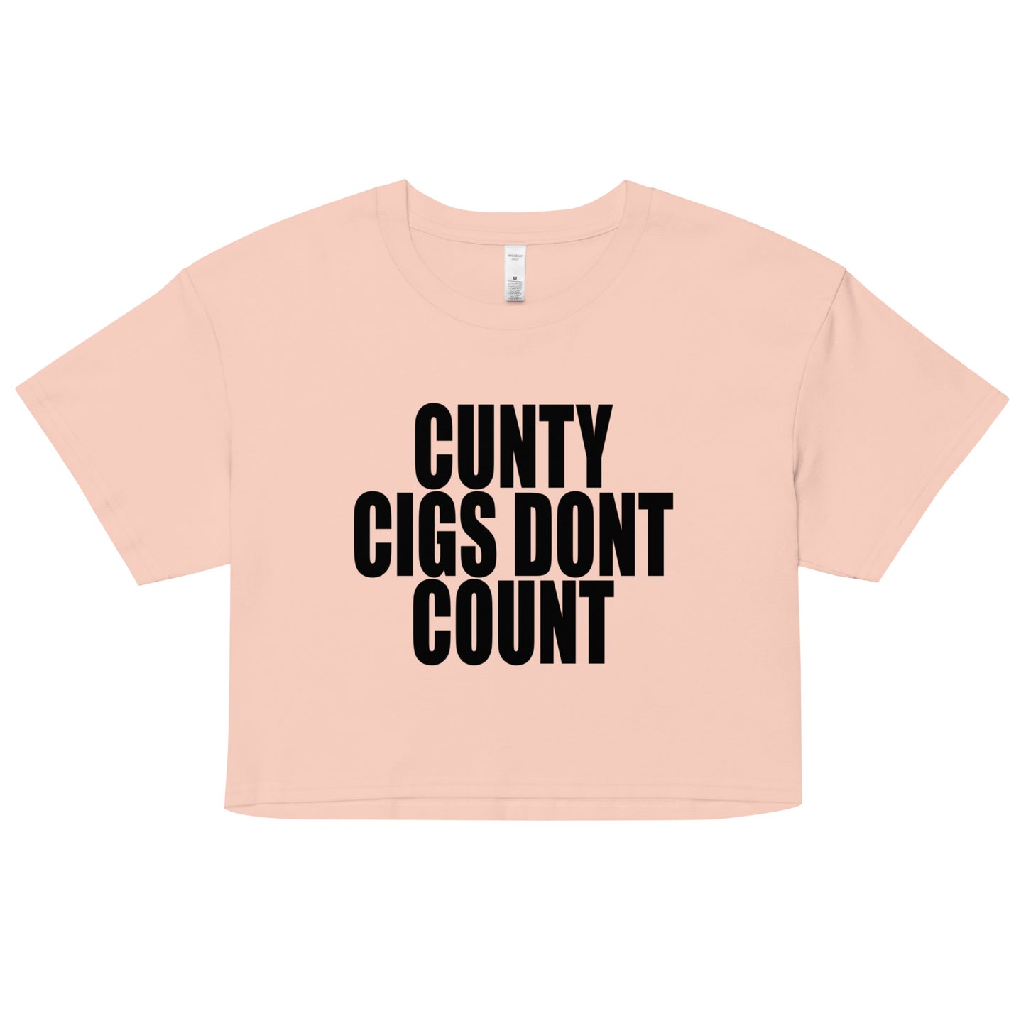 CUNTY CIGS DONT COUNT babytee