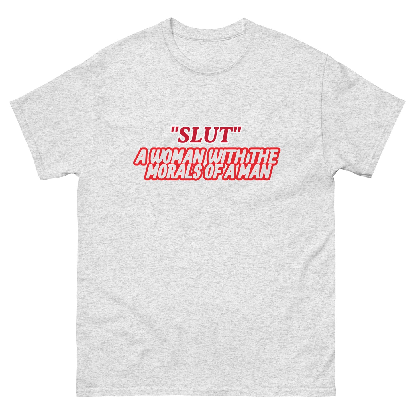 "SLUT" graphic