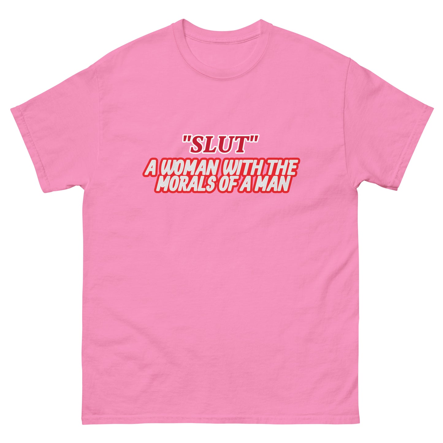 "SLUT" graphic