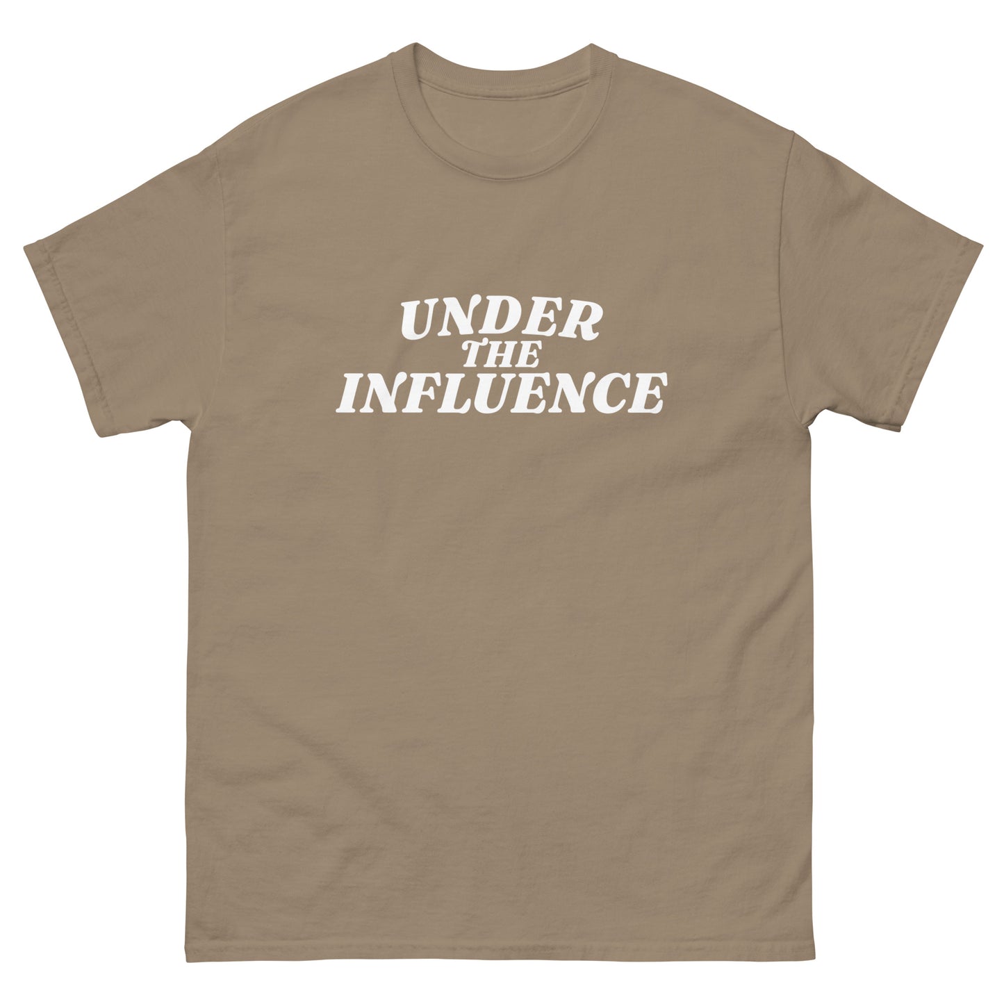 under the influence graphic