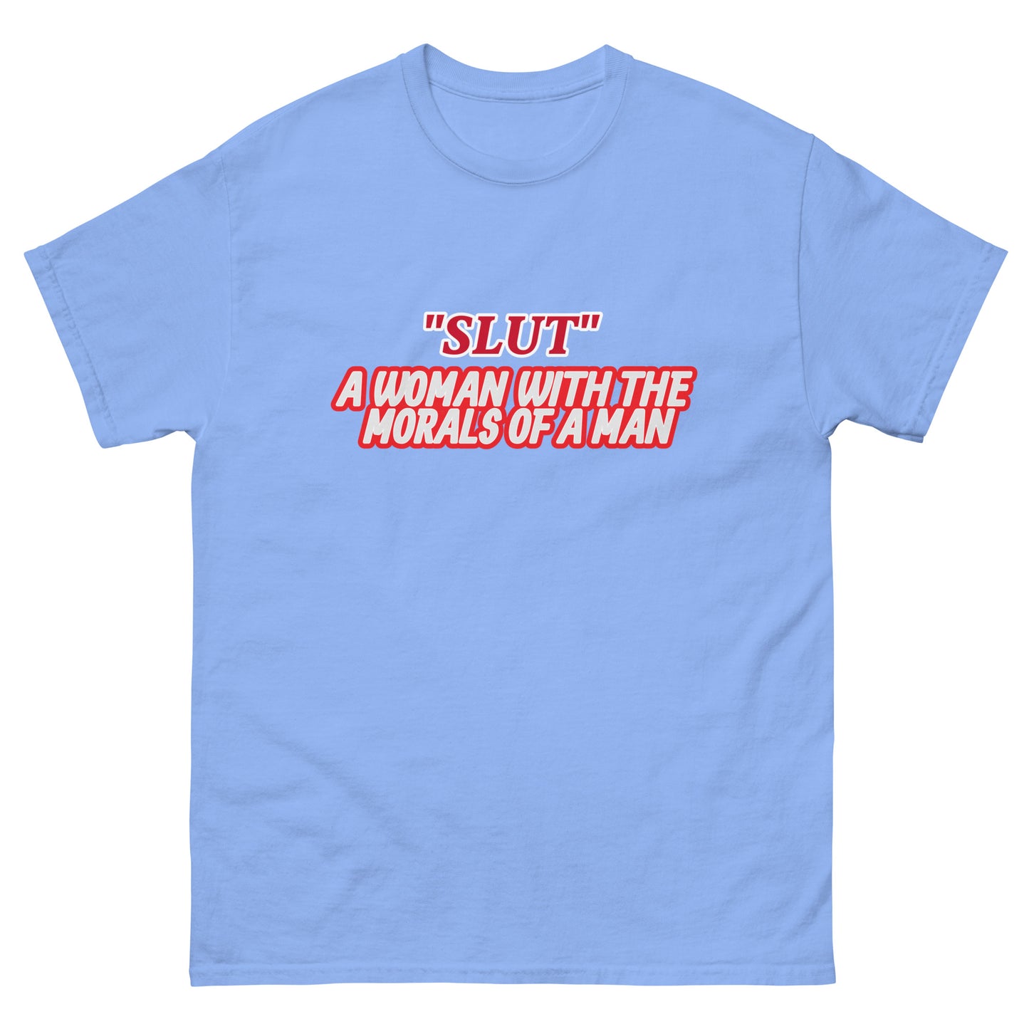 "SLUT" graphic