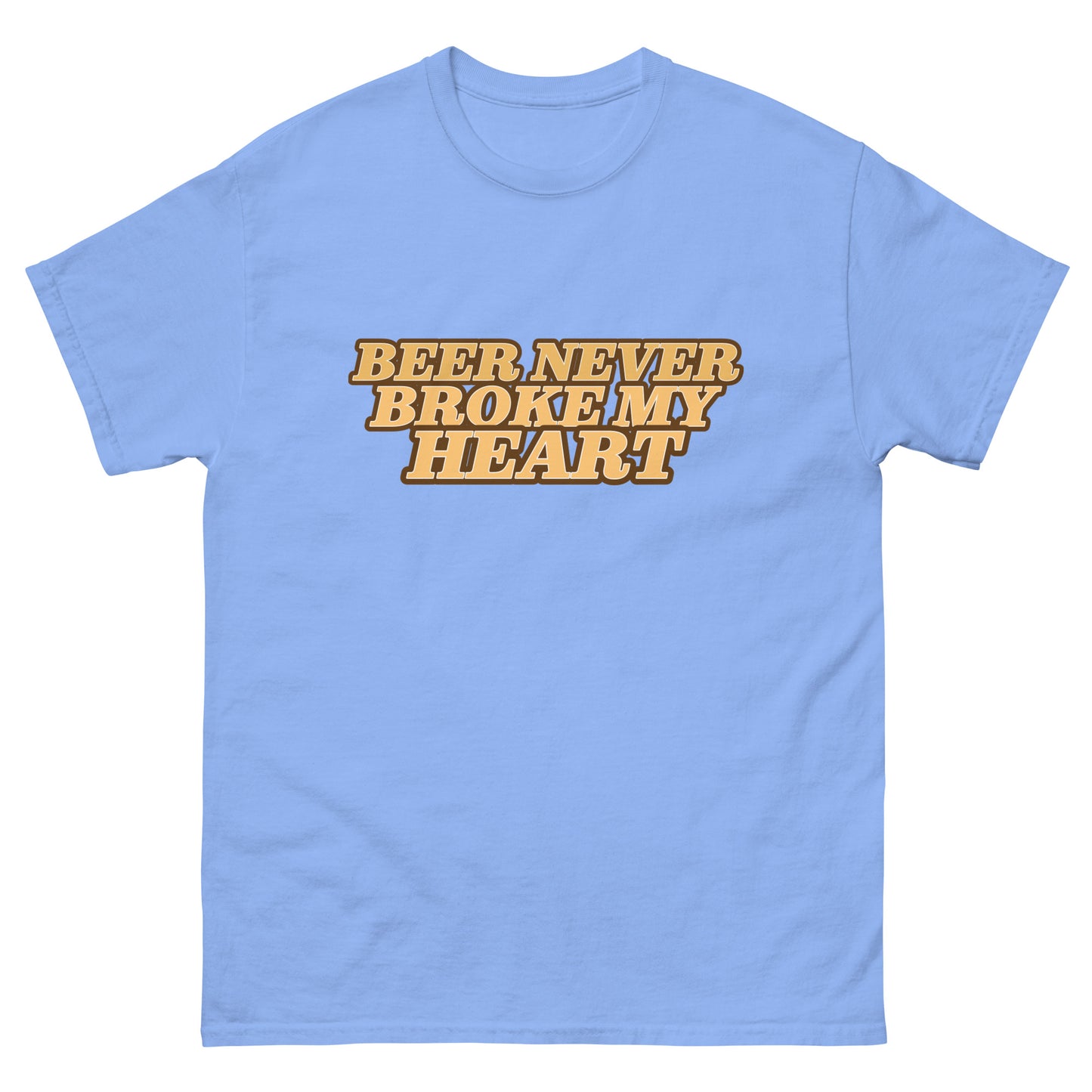 BEER NEVER BROKE MY HEART graphic