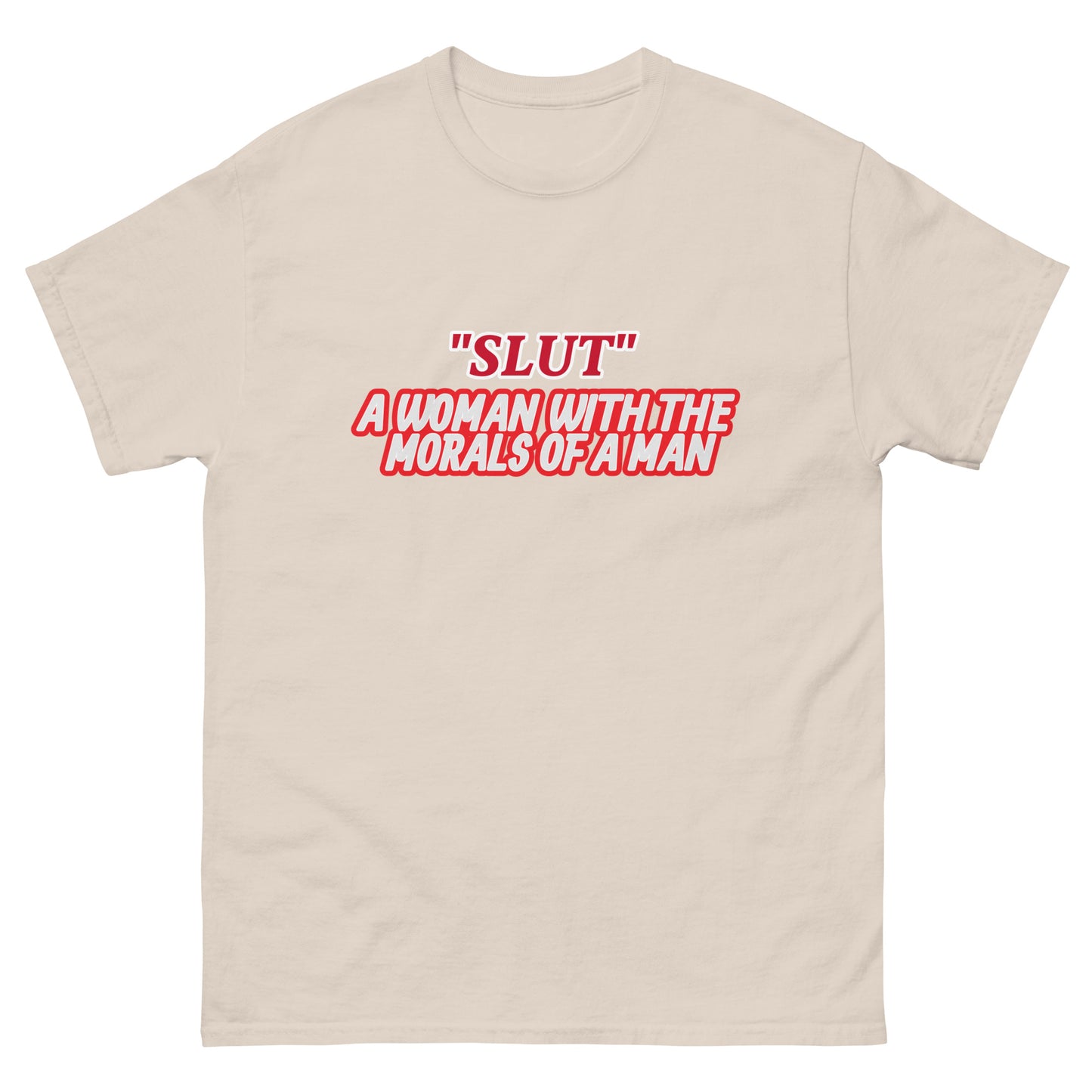 "SLUT" graphic