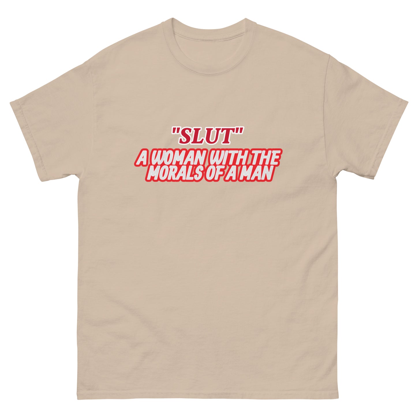 "SLUT" graphic